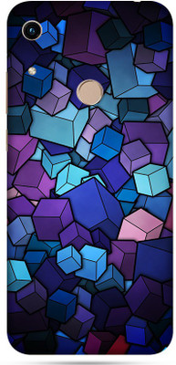 OggyBaba honor huawei 8a prime Mobile Skin(Cubes Vector Skin Matte Finish)