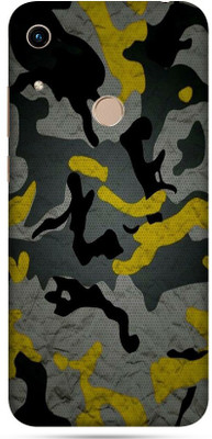 OggyBaba huavei 8a Mobile Skin(Military Yellow Camouflage Skin Matte Finish)