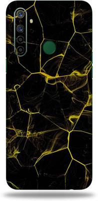 TJ CREATION Realme 5i Mobile Skin(Ultra Super Black Abstract Skin With High Matte Finish.)