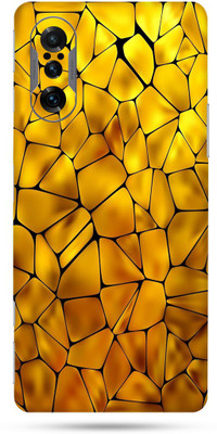 OggyBaba xiaomi poco f3 gt Mobile Skin(Yellow Pebbles Skin Matte Finish)