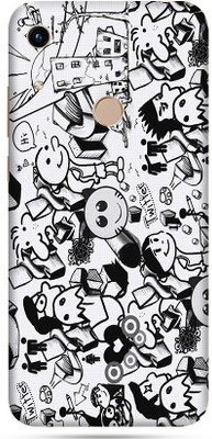 OggyBaba huavei 8a Mobile Skin(Doodle Skin Matte Finish)
