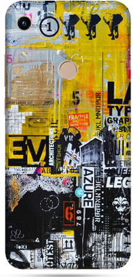 OggyBaba huavei 8a Mobile Skin(Abstract Azure Skin Matte Finish)