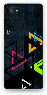 Jeeva Creation samsung galaxy note 10 lite, samsung note 10 lite Mobile Skin(Ultra Super Color Tringles Fiber Skin With High Matte Finish.)
