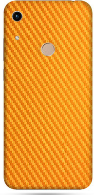 OggyBaba huavei 8a Mobile Skin(Golden Carbon Fibre Skin Matte Finish)