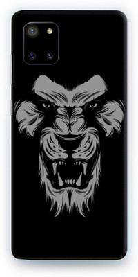LAMHA Samsung Galaxy Note 10 Lite Mobile Skin(Ultra Super Black Lion Shape Skin With High Mattte Finish.)
