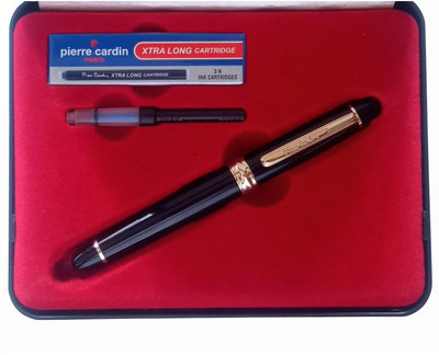 PIERRE CARDIN President Exclusive with Ink converter & Cartridges Fountain Pen(Ink Color - Blue)