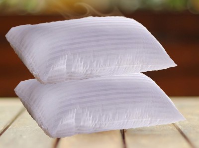 Flipkart SmartBuy Microbeads Stripes Sleeping Pillow Pack of 2(White)