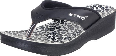 aerowalk Women Wedges(Black , 6)