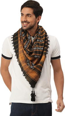 Javinishka Embroidered Polyester, Viscose Men & Women Scarf