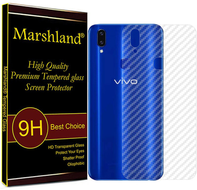 MARSHLAND Back Screen Guard for 3D Touch Feel Carbon Fiber Flexible Anti Scratch Bubble Free, Vivo Y95, Transparent(Pack of 1)