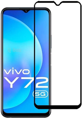 TESPARK Edge To Edge Tempered Glass for vivo Y72 5G(Pack of 1)