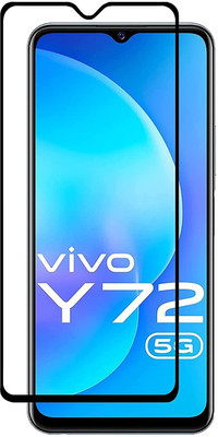 TESPARK Edge To Edge Tempered Glass for vivo Y72 5G(Pack of 1)