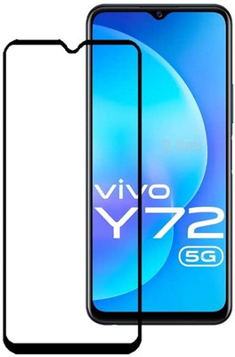 TESPARK Edge To Edge Tempered Glass for vivo Y72 5G(Pack of 1)