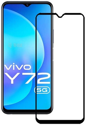 TESPARK Edge To Edge Tempered Glass for vivo Y72 5G(Pack of 1)