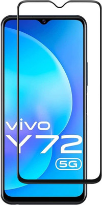 TESPARK Edge To Edge Tempered Glass for vivo Y72 5G(Pack of 1)