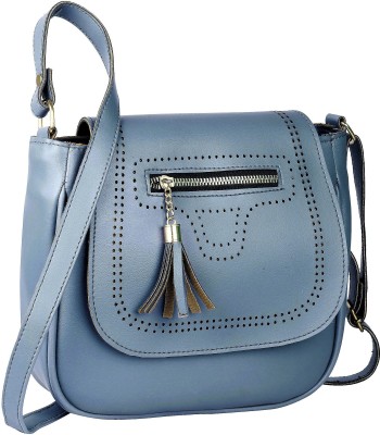 SHAMRIZ Blue Sling Bag Women's & Girl'S Sling Bag With Adjustable strap | Women handbag | Women purse |Side Sling bag | Tassel Sling Bag