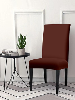 Flipkart SmartBuy Polyester Plain 1 Seater Chair Cover(Brown Pack of 1)