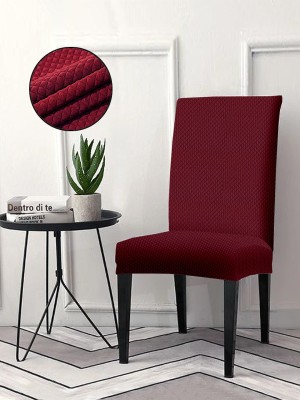 Flipkart SmartBuy Polyester Striped Chair Cover(Maroon Pack of 1)