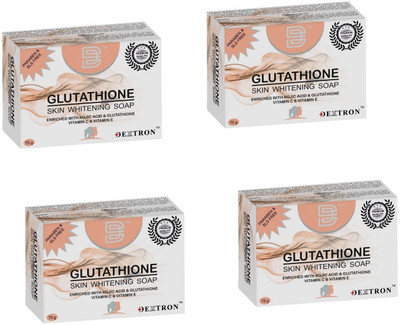 DEXTRON Glutatione Skin Lightening Soap For Men Women(4 x 75 g)