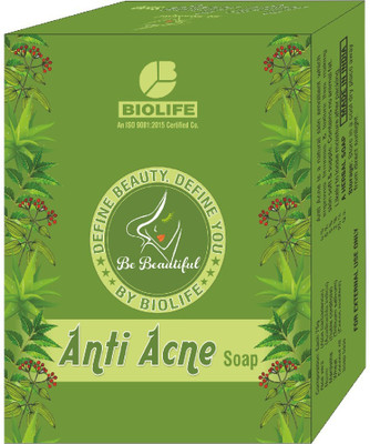 BIOLIFE NEW- ANTI ACNE SOAP pack of 4(4 x 75 g)