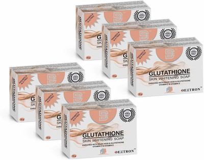 DEXTRON Glutatione Skin Lightening Soap For Men Women(6 x 75 g)