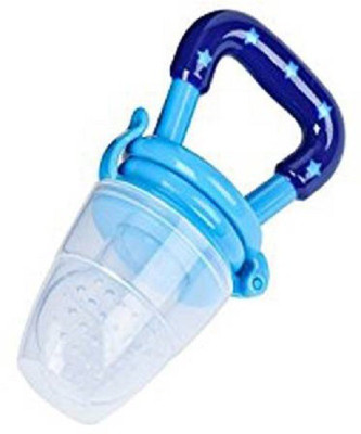 Chhote Janab Food and Fruit Nibbler Feeder with for 3-12 month Teether Safe for Kids baby BPA Free, Pack of 1 Teether(Multicolor)