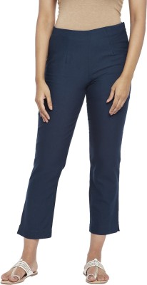 Rangmanch by Pantaloons Regular Fit Women Blue Trousers