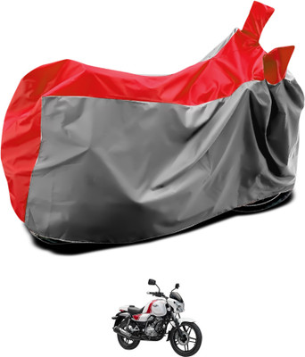 GOSHIV-car and bike accessories Waterproof Two Wheeler Cover for Bajaj(V12, Grey, Blue)