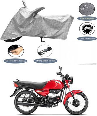 AutoGalaxy Waterproof Two Wheeler Cover for Hero(HF Dawn, Silver)