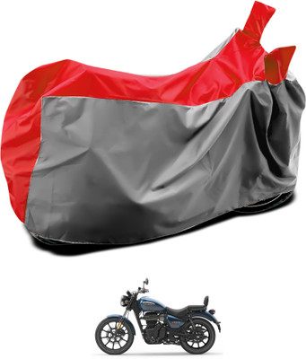 GOSHIV-car and bike accessories Waterproof Two Wheeler Cover for Royal Enfield(Grey, Blue)