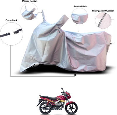 GOSHIV-car and bike accessories Waterproof Two Wheeler Cover for Mahindra(Centuro Rockstar, Silver)