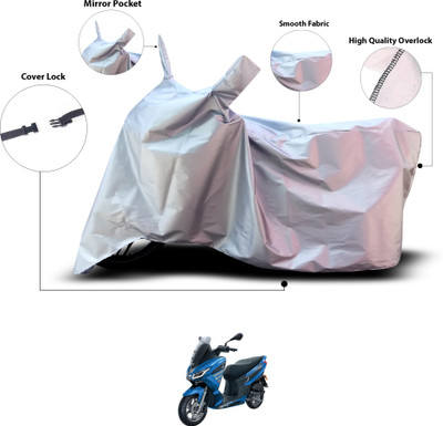 GOSHIV-car and bike accessories Waterproof Two Wheeler Cover for Aprilia(Silver)