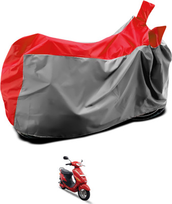 GOSHIV-car and bike accessories Waterproof Two Wheeler Cover for Hero(Electric E-Sprint, Grey, Blue)