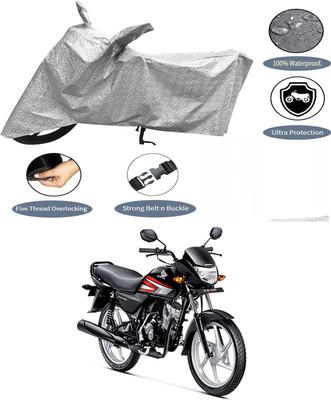 AutoGalaxy Waterproof Two Wheeler Cover for Honda(CD 100 SS, Silver)