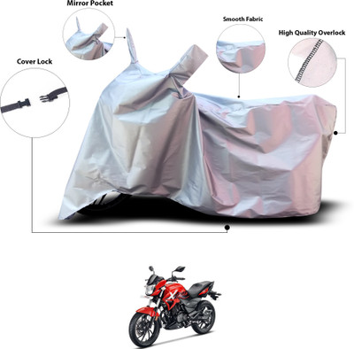 GOSHIV-car and bike accessories Waterproof Two Wheeler Cover for Hero(Xtreme 200R, Silver)