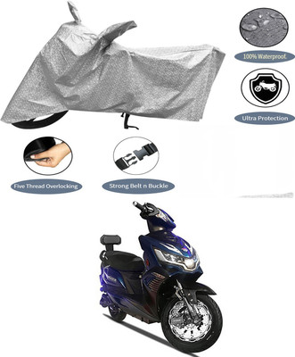 AutoGalaxy Waterproof Two Wheeler Cover for Okinawa(i-Praise, Silver)