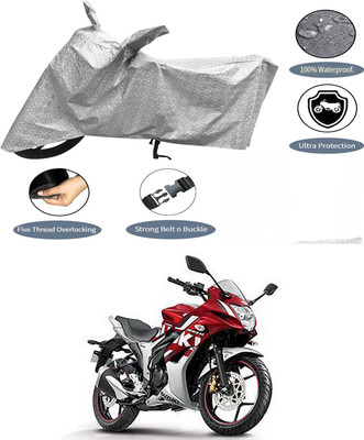 AutoGalaxy Waterproof Two Wheeler Cover for Suzuki(Gixxer SF, Silver)