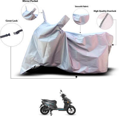 GOSHIV-car and bike accessories Waterproof Two Wheeler Cover for Hero(Silver)