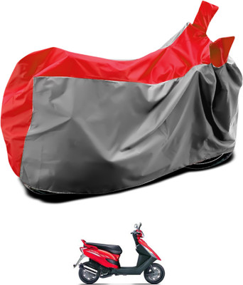 GOSHIV-car and bike accessories Waterproof Two Wheeler Cover for Bajaj(Kristal, Grey, Blue)