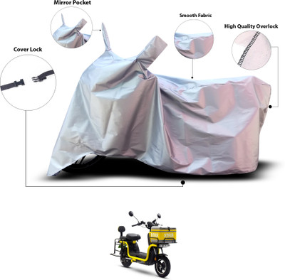 GOSHIV-car and bike accessories Waterproof Two Wheeler Cover for Okinawa(Silver)