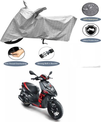 Genipap Waterproof Two Wheeler Cover for Aprilia(SR 150, Silver)