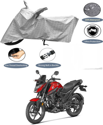 AutoGalaxy Waterproof Two Wheeler Cover for Honda(X-Blade, Silver)