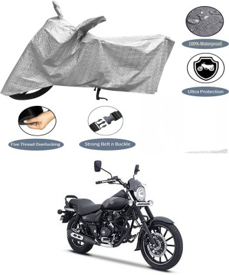 Ascension Waterproof Two Wheeler Cover for Bajaj(Avenger 160 Street, Silver)