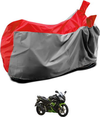 GOSHIV-car and bike accessories Waterproof Two Wheeler Cover for Yamaha(YZF R15 S, Grey, Blue)