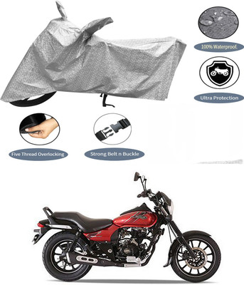 AutoGalaxy Waterproof Two Wheeler Cover for Bajaj(Avenger 180 Street, Silver)