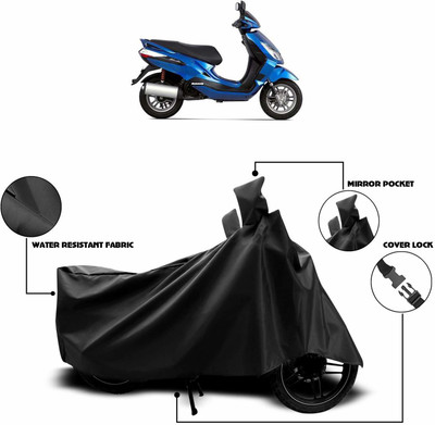 KEDIT Waterproof Two Wheeler Cover for Bajaj(Blade 125, Black)