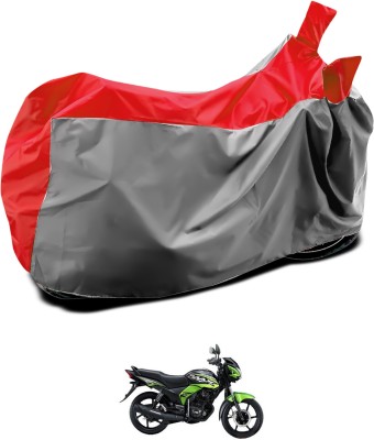 GOSHIV-car and bike accessories Two Wheeler Cover for TVS(Max 4R, Grey, Red)