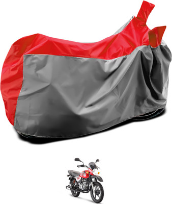 GOSHIV-car and bike accessories Waterproof Two Wheeler Cover for Bajaj(Boxer BM 150, Grey, Blue)