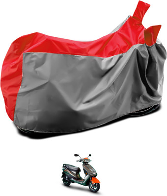 GOSHIV-car and bike accessories Waterproof Two Wheeler Cover for Okinawa(Ridge Plus, Grey, Blue)