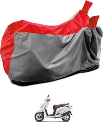 GOSHIV-car and bike accessories Waterproof Two Wheeler Cover for Honda(Aviator, Grey, Blue)